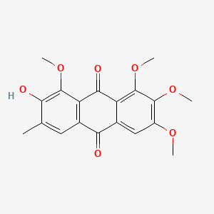 Chemical structure of Chrysoobtusin