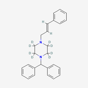 Chemical structure of Cinnarizine D8