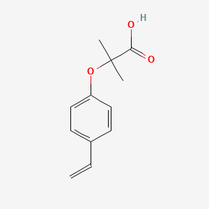 Chemical structure of Ciprofibrate impurity A