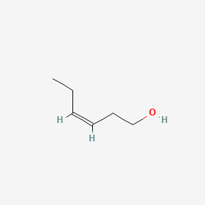 Chemical structure of 3-Hexenol
