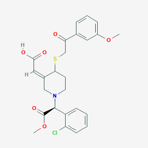 Chemical structure of cis-Clopidogrel-MP Derivative
