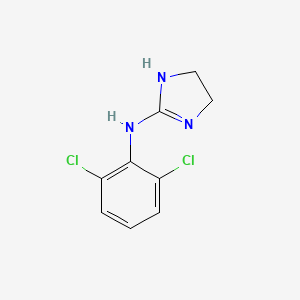 Chemical structure of Clonidine