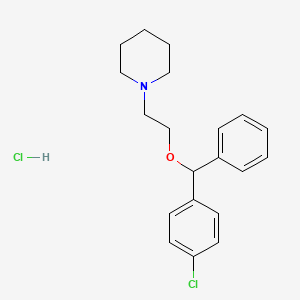 Chemical structure of Cloperastine hydrochloride