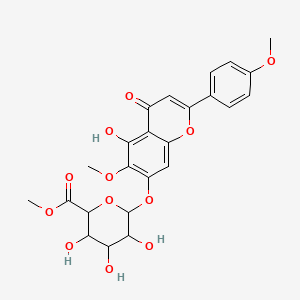 Chemical structure of Comanthoside A