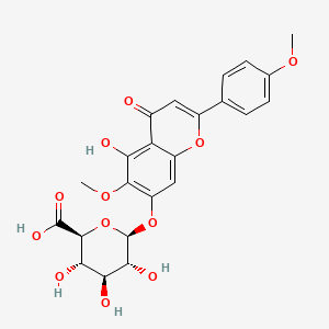 Chemical structure of Comanthoside B