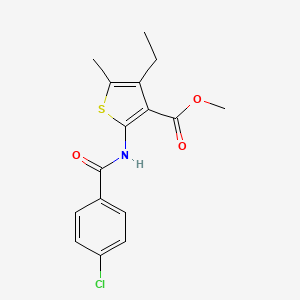 Chemical structure of COR659