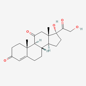 Chemical structure of Cortisone