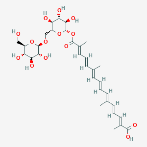 Chemical structure of Crocin III
