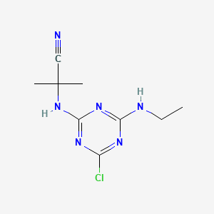 Chemical structure of Cyanazine