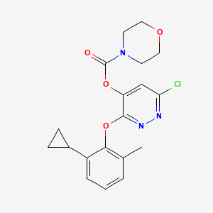 Chemical structure of Cyclopyrimorate