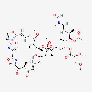 Chemical structure of DBCO-NHCO-PEG12-maleimide