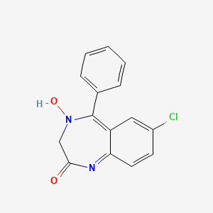Chemical structure of Demoxepam