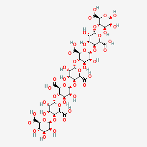 Chemical structure of D-Heptamannuronic acid