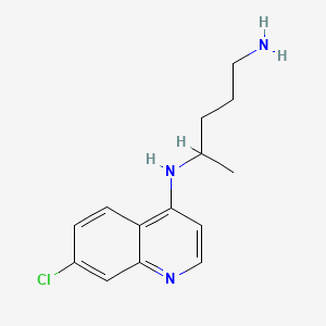 Chemical structure of Didesethyl chloroquine