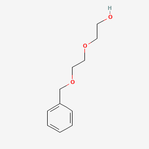 Chemical structure of 2-[2-(Benzyloxy)ethoxy]ethan-1-ol