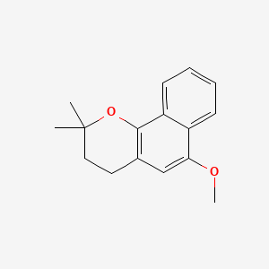 Chemical structure of Dihydrolapachenole