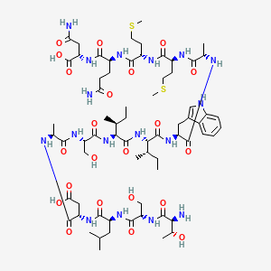 Chemical structure of Disitertide TFA