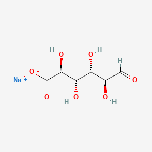Chemical structure of Sodium mannuronate