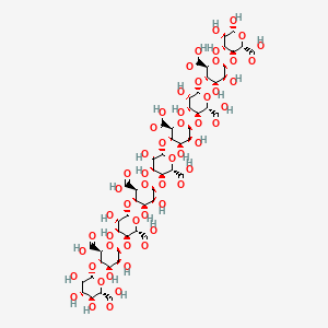 Chemical structure of D-Nonamannuronic acid
