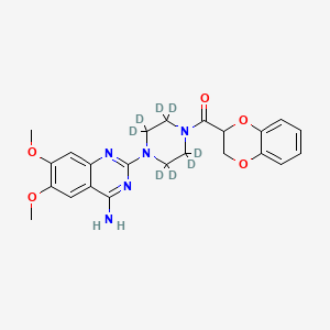 Chemical structure of Doxazosin D8