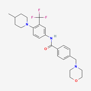 Chemical structure of EBOV/MARV-IN-1