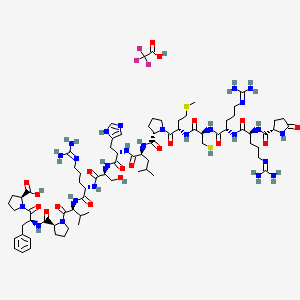 Chemical structure of Elabela(19-32) TFA