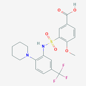 Chemical structure of ERAP1-IN-1