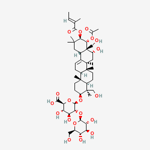 Chemical structure of Escin Ie