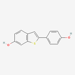 Chemical structure of Estrogen receptor modulator 1