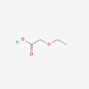 Chemical structure of Ethoxyacetic acid