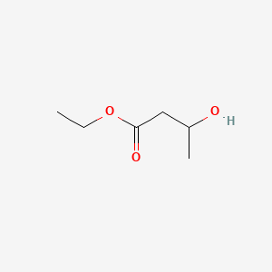 Chemical structure of Ethyl 3-hydroxybutyrate