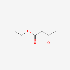 Chemical structure of Ethyl acetoacetate