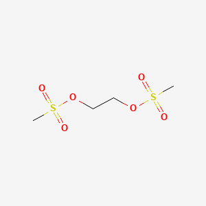 Chemical structure of Ethylene dimethanesulfonate
