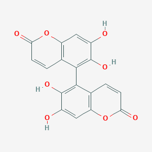 Chemical structure of Euphorbetin