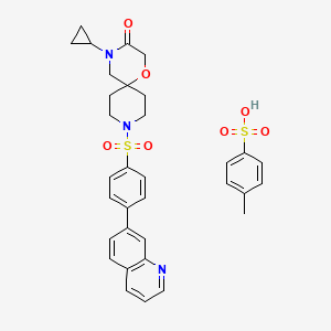 Chemical structure of FAS-IN-1 Tosylate