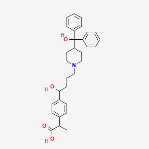Chemical structure of Fexofenadine Impurity F
