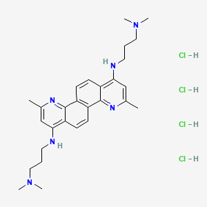 Chemical structure of FGI-106 tetrahydrochloride