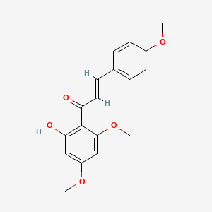Chemical structure of Flavokawain A