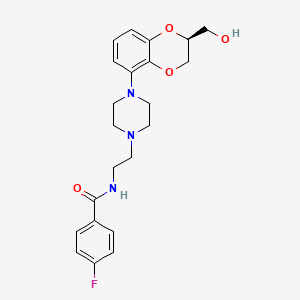 Chemical structure of Flesinoxan