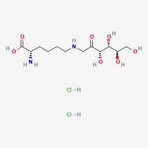 Chemical structure of Fructosyl-lysine dihydrochloride