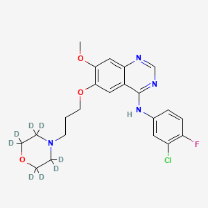 Chemical structure of Gefitinib D8