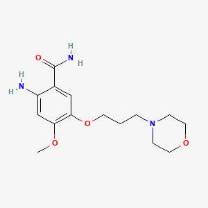 Chemical structure of Gefitinib impurity 2