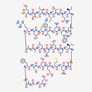 Chemical structure of GLP-2(3-33)