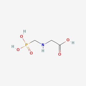 Chemical structure of Glyphosate