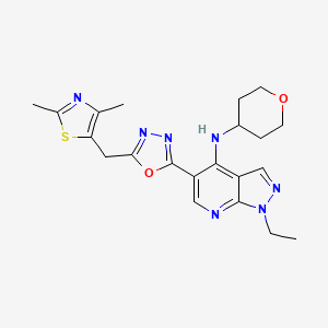 Chemical structure of GSK356278