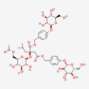 Chemical structure of Gymnoside III