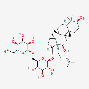 Chemical structure of Gypenoside LXXV