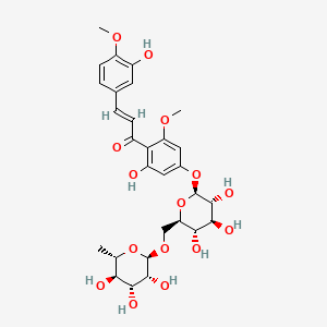 Chemical structure of Hesperidin methylchalcone