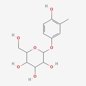 Chemical structure of Homoarbutin