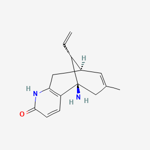 Chemical structure of Huperzine C